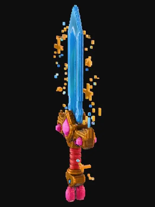 3D model for Crystal Brilliance Sword