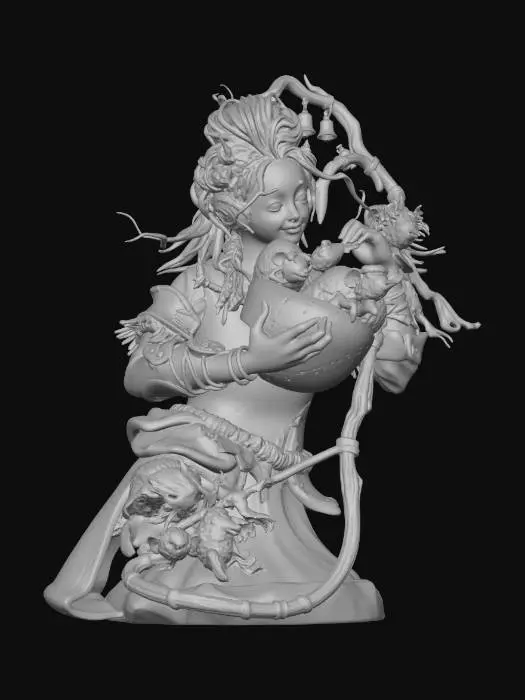 3D model for Caretaker of the Flock