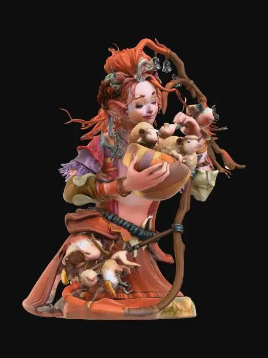 3D model for Caretaker of the Flock