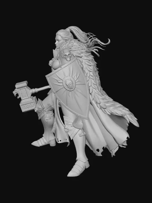 3D model for Paladin of the Sun