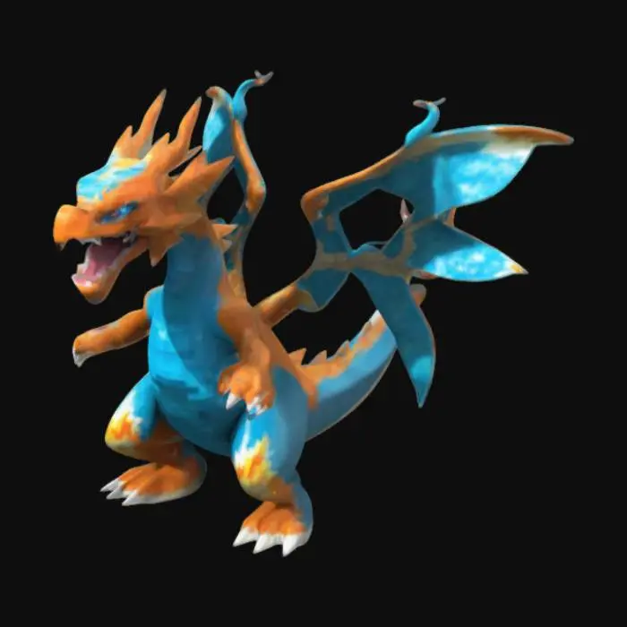 3D model for Fusion Charlizard and Gyarados. The Fusion Pokemon have Wings like Charlizard and Tail like Gyarados and body like combination of both and have greater height than both of the Pokemons. I need for Minecraft Pixelmon Mod