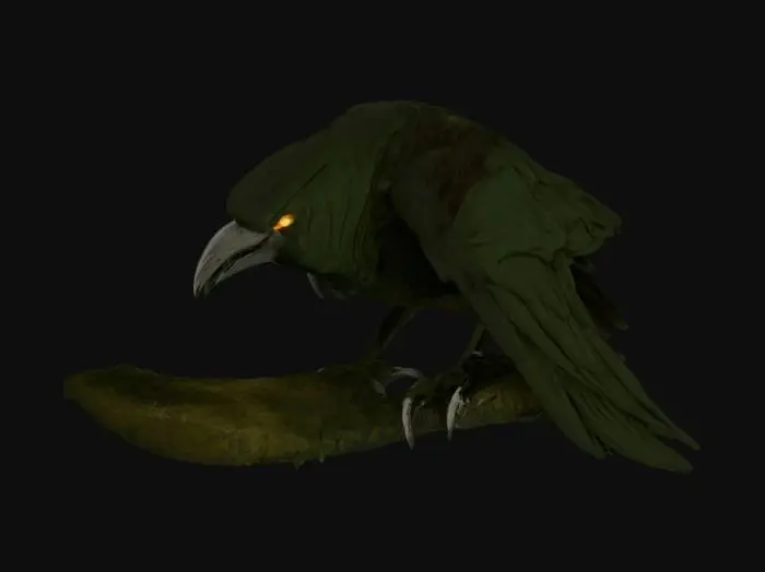 3D model for Un crébain ou crebin, issue du seigneur des anneaux #Halloween2025#