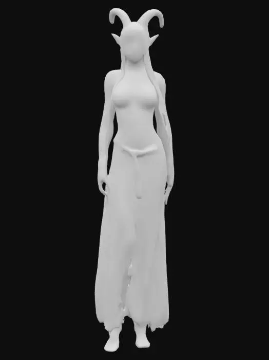 3D model for #AroundTheWorld# Ultra-réaliste, Nymphette bretonne, Corps entier, expression boudeuses, bien proportionné, bien éclairé. Lignes nettes et précises. Textures détaillée. Doigts et orteils précis, couleurs vives, hyperréalisme 4K, conception pour jeux vidéo, qualité supérieure, pas de cheveux,