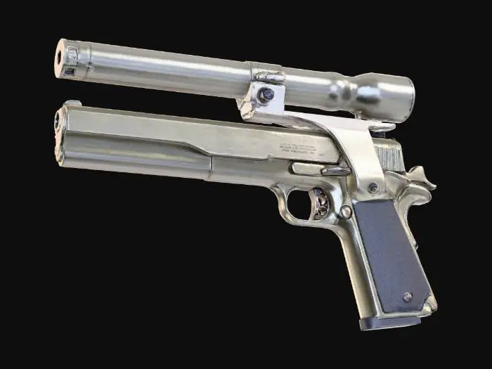 3D model for 45 Longslide Pistol