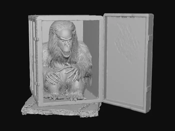 3D model for Creature in the Crate Fluffy, #villain#