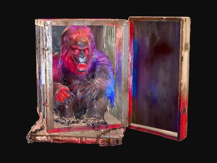 3D model for Creature in the Crate Fluffy, #villain#