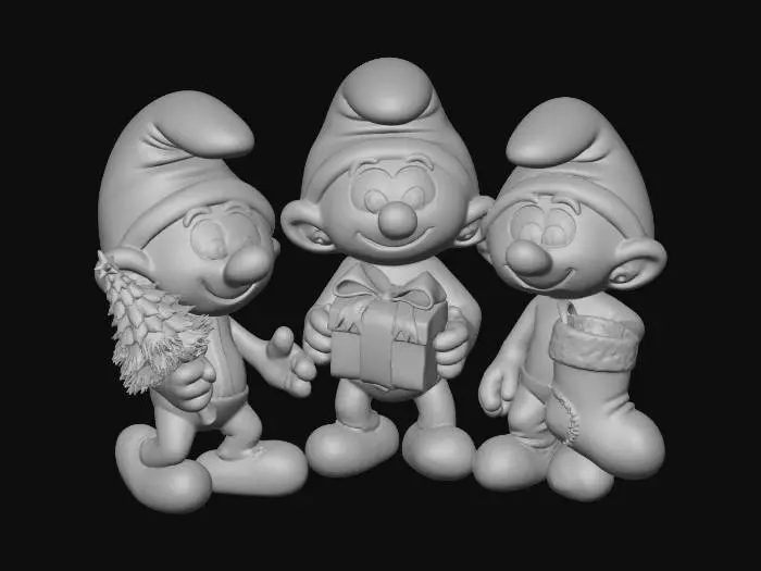 3D model for Smurfs Xmas Celebration, #Christmas2025#