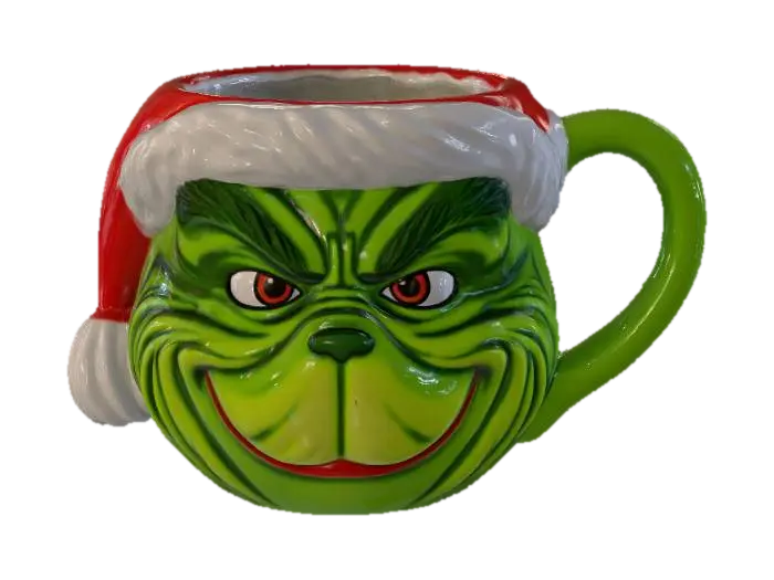 Modello 3D Grinch Mug, #Christmas2025#, generato dall’IA