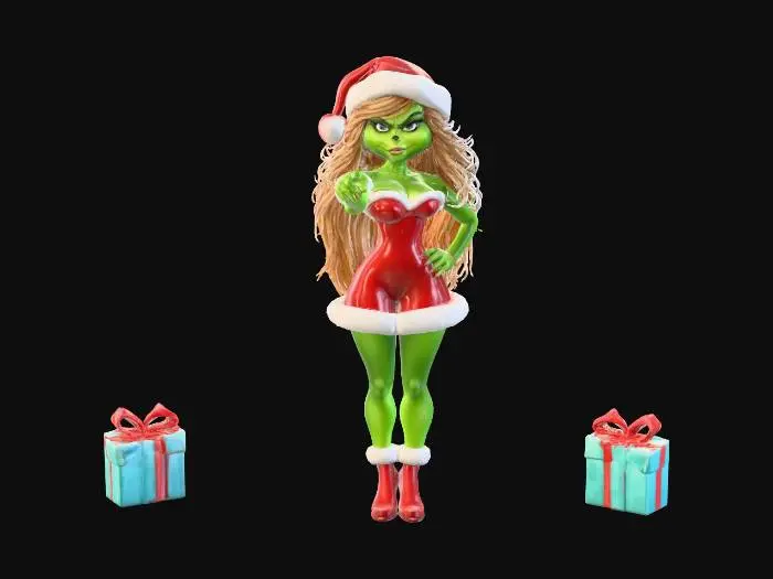 3D model for Grinchy Christmas Mischief , #Christmas2025#