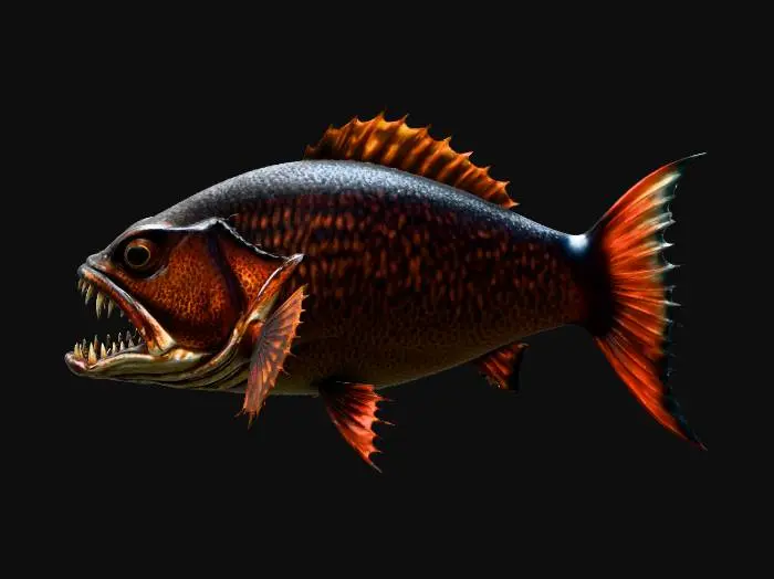 3D model for Fearsome Orange Predator