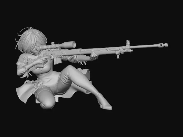 3D model for Sniper 2B Nier Automata