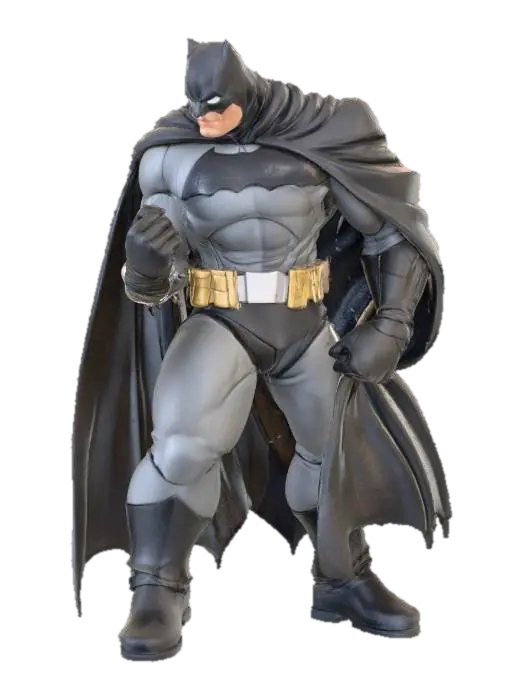 Dark Vigilante 3D model, vytvořený pomocí AI