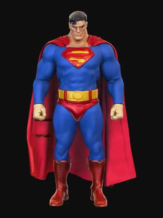 3D model for Superhero Stance