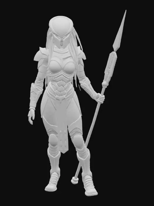 3D model for Warrior of the Wastelands