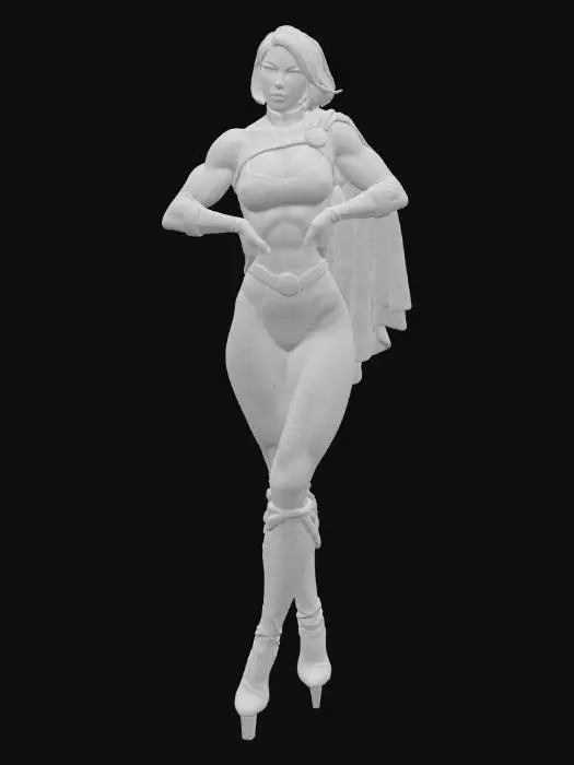 3D model for Superhero Elegance