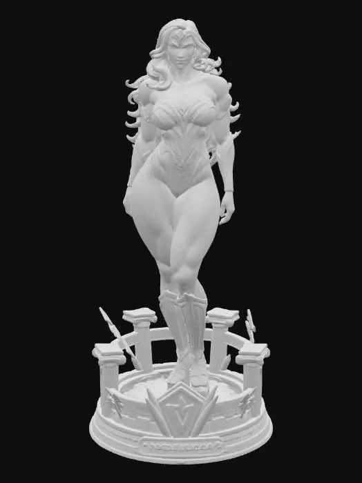 3D model for Wonder Warrior