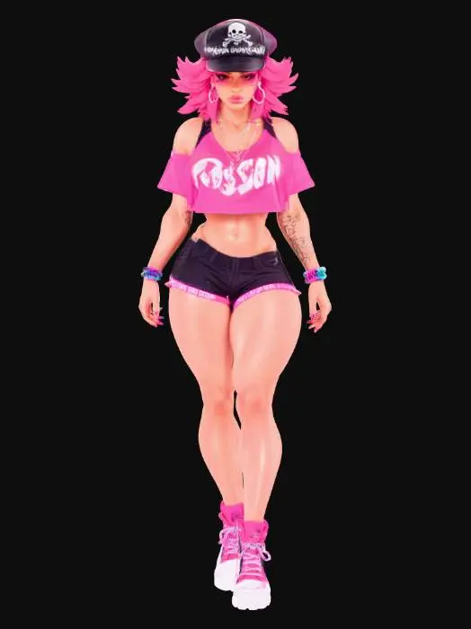 3D model for Punk Pink Persona