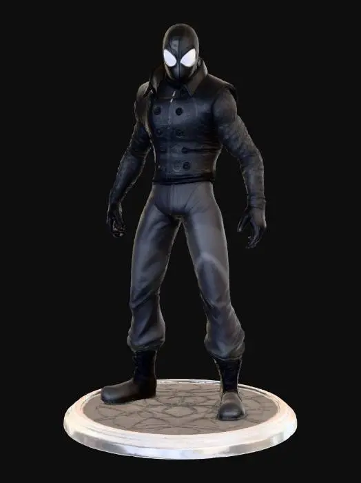 3D model for Stealth Noir Hero