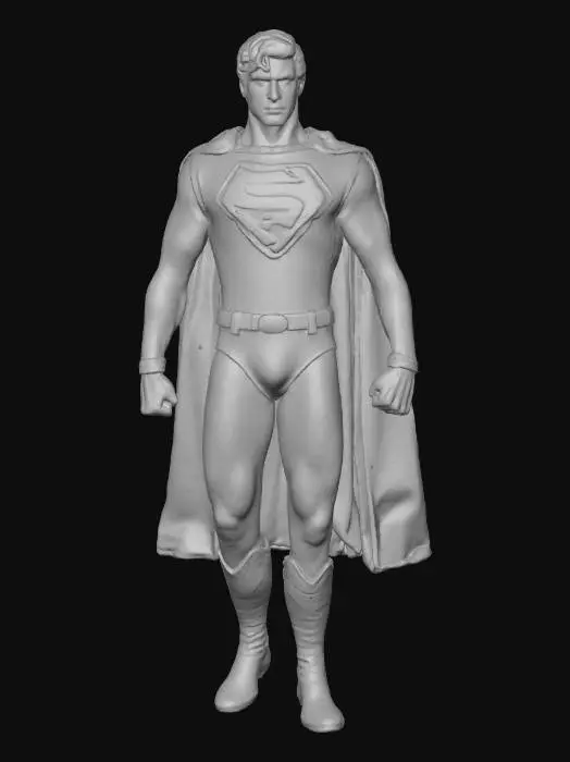 3D model for C Reeves Superhero Figure