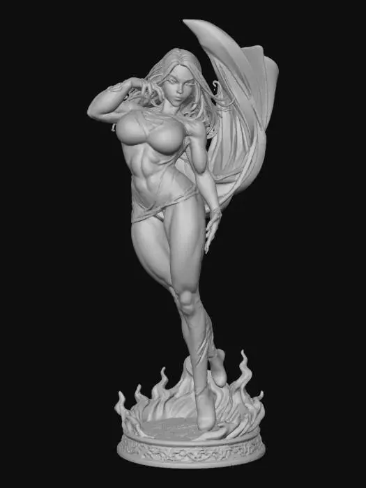 3D model for Superstrong Heroine