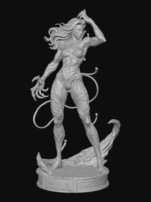 3D model for Symbiote Warrior