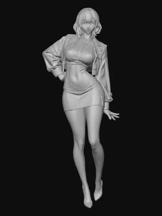 3D model for Confident Elegance