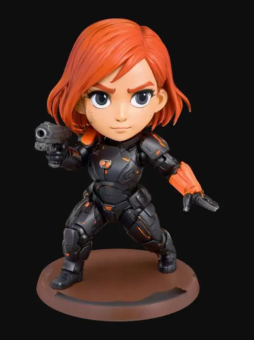 3D model for Space Adventurer Figurine