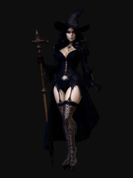 3D model for Enchanted Forest Sorceress