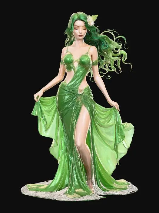 3D model for Emerald Elegance