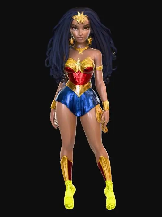 3D model for Wonder Warrior Majesty