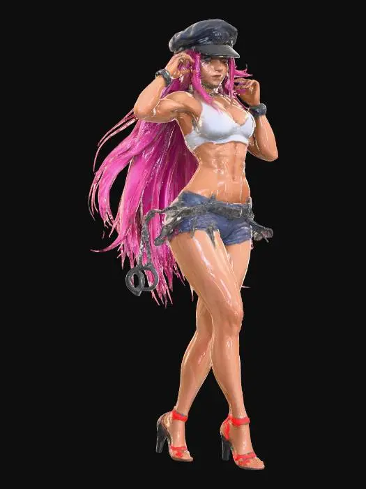 3D model for Pink Strands