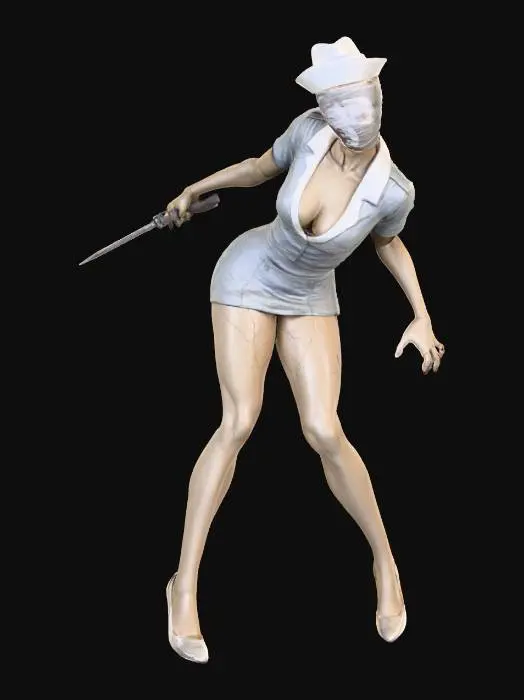 3D model for Silent Nurse Stance, #Halloween2025#