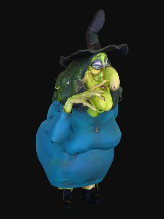 3D model for Green Witch Hazel, #Halloween2025#