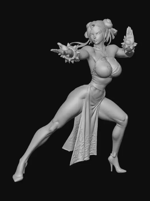 3D model for Martial Stance