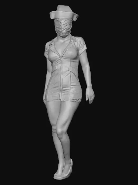 3D model for Silent Nurse 4, #Halloween2025#