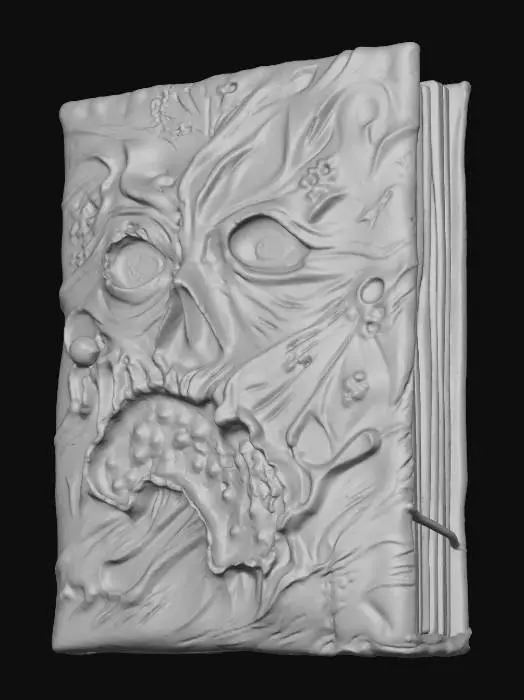 3D model for Necronomicon Grimoire