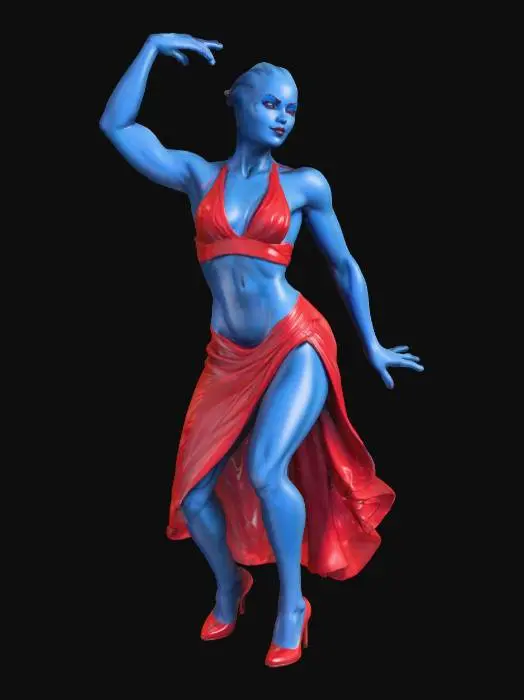 3D model for Blue_Rhythm_1027201354