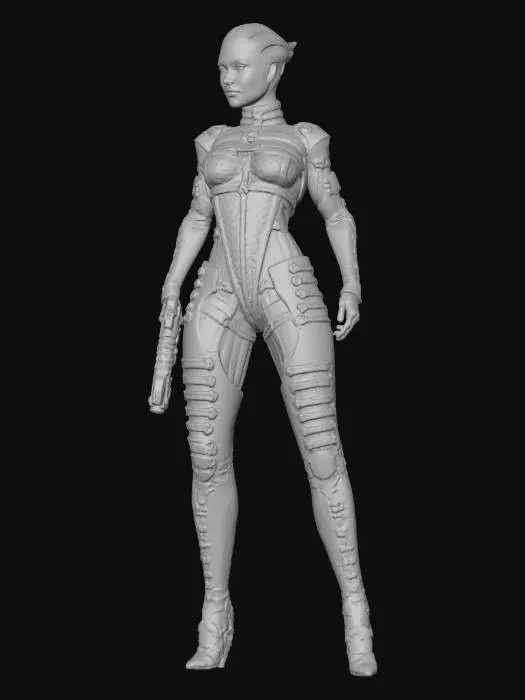 3D model for Alien_Commando_1028213720
