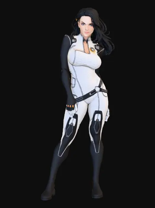 3D model for Future Heroine