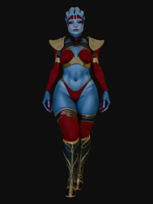 3D model for Cosmic_Asari_Guardian_1030215403