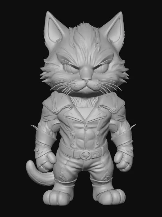3D model for Punk Panther., #Halloween2025#