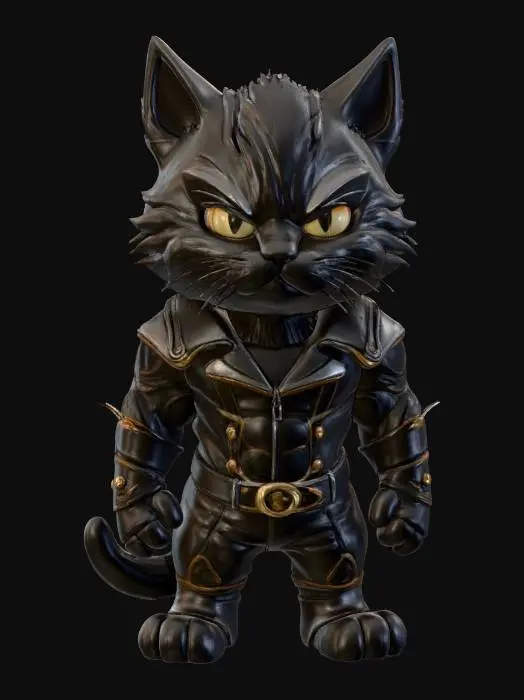 3D model for Punk Panther., #Halloween2025#