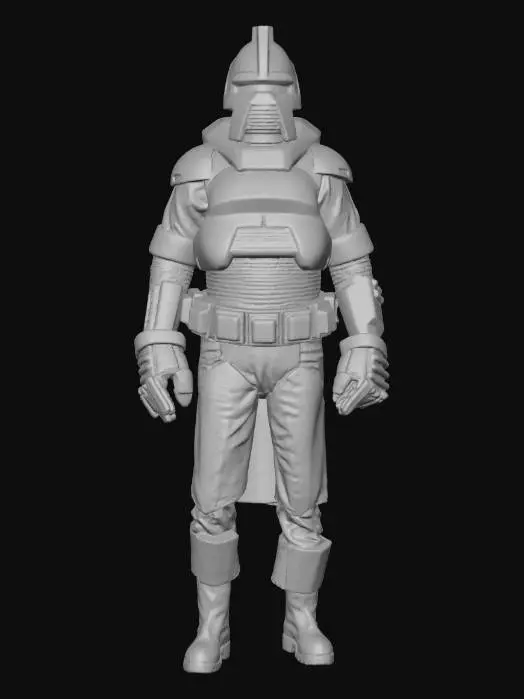 3D model for Gold Cylon Commander