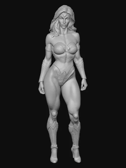 3D model for Wonder Warrior