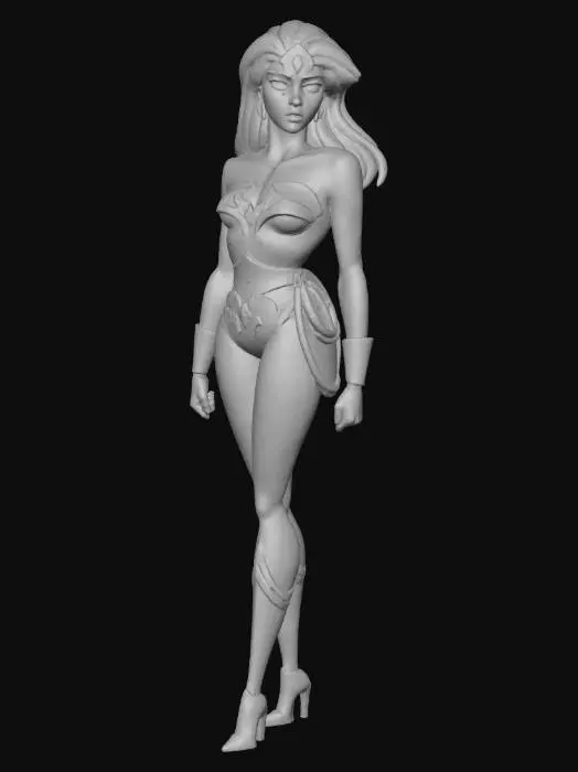 3D model for Wonder Warrior