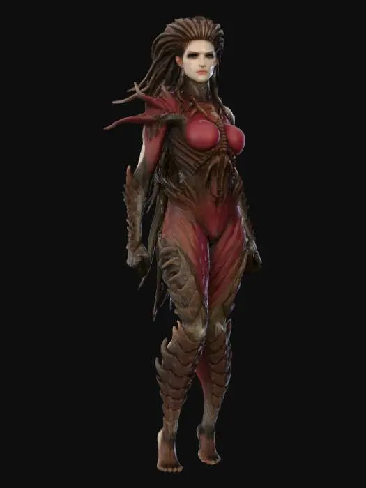 3D model for Alien Queen Emergence