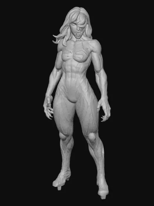 3D model for Symbiote Transformation