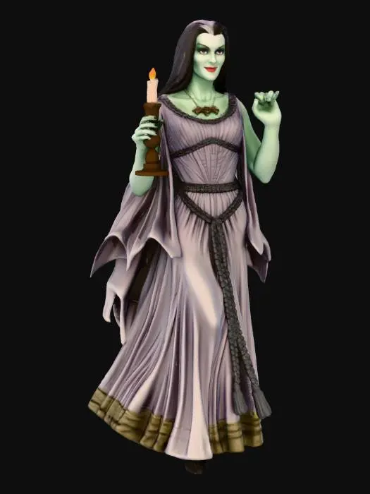 3D model for Mystical Night Statuette Lily