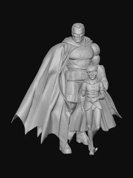 3D model for Batman and Robin