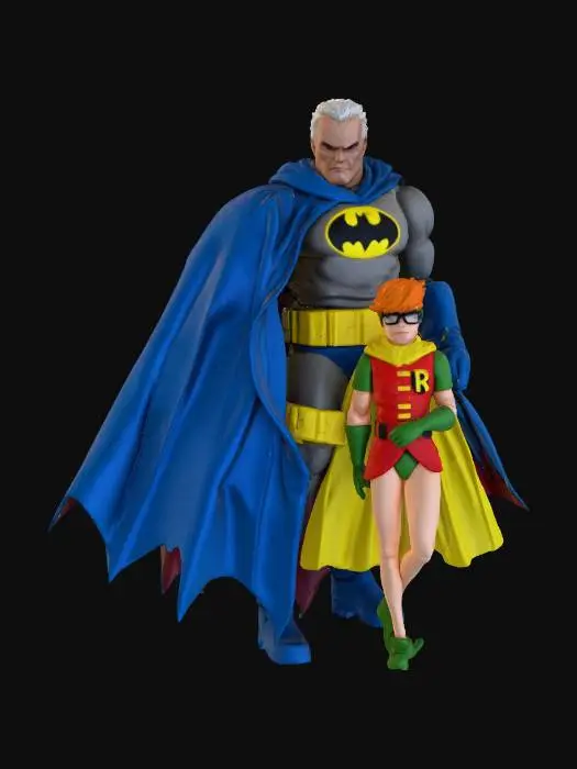 3D model for Batman and Robin